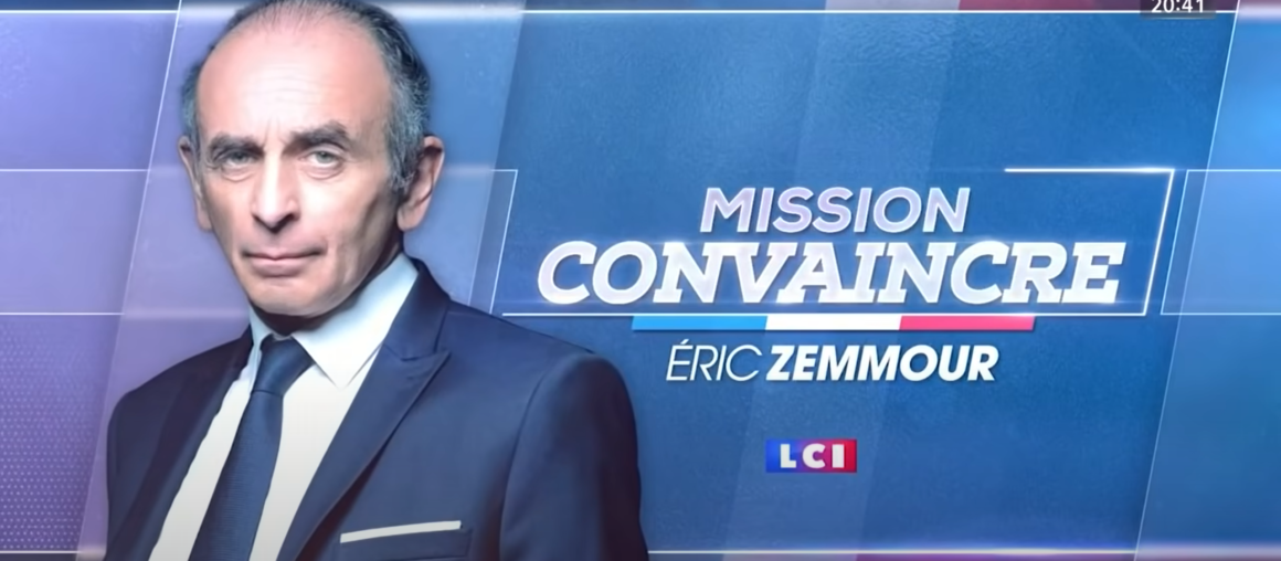 Éric Zemmour v pořadu „Mission Convaincre“ (1. část)